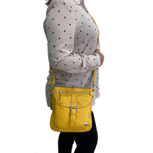 Load image into Gallery viewer, LEDERBUCK Real Leather Small Crossbody Handbags &amp; Purses for Women - Crossover over the Shoulder Bag (Mellow Yellow)
