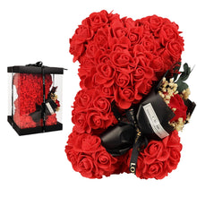 Load image into Gallery viewer, Rose Bear, Valentines Gifts for Her, Rose Teddy Bear, Valentine Teddy Bear Gifts for Women, Forever Preserving Rose, Mothers Day, Wedding and Anniversary,Birthday Gift, Women&#39;s Gifts
