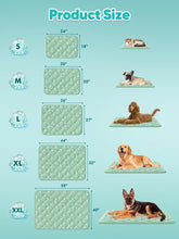 Load image into Gallery viewer, Rywell Dog Cooling Mat 2.0, Nature Green,44" x 32" Thick &amp; Durable Cooling Mat for Extra Large Dogs, Long-Lasting Cool with Waterproof &amp; Color-Changing Arc-Chill Tech (Q-Max>0.5) Washable&amp; Non-Toxic

