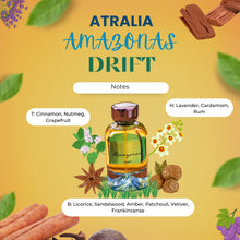 Load image into Gallery viewer, Atralia Amazonas Drift Arabian Perfume For Men- Arabic designer long lasting men perfume, travel size arab oud cologne 2024, fruity &amp; original perfumes, middle eastern Dubai floral scents fragrances
