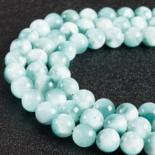 Load image into Gallery viewer, 45pcs 8mm Natural Malachite Sky Beads Gemstone Beads Round Loose Beads for Jewelry Making
