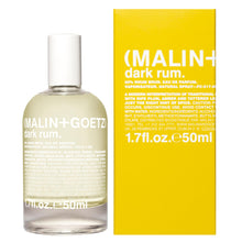 Load image into Gallery viewer, MALIN+GOETZ Dark Rum Eau de Parfum, 1.7 Fl. Oz. | Men &amp; Women's Fragrance | Warm, Spicy Rum with Plum, Leather &amp; Amber | Refreshing &amp; Long-Lasting | Vegan &amp; Cruelty Free
