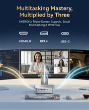 Load image into Gallery viewer, ACEMAGIC Mini PC R2544 -Beat 4300U/3300U, 16GB DDR4 1TB SSD Mini Computers, 28W MAX Small Desktop 4K Triple Display/WiFi/VESA for Home Office Business Education, Preinstalled WIN11 Pro
