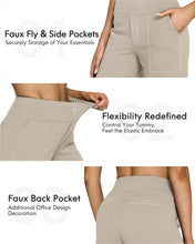 Load image into Gallery viewer, G4Free Womens Pants Lightweight Lounge Comfortable Trousers Pants Wide Leg Bootcut for Workout Gym Pilate(Mocha,S,Petite)

