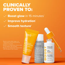 Load image into Gallery viewer, Paula's Choice Brighter Days Ahead Kit, Vitamin C and AHA Trio, Includes Travel Size C5 SPF Face Sunscreen, Mandelic Acid Exfoliant, C15 Vitamin C Booster Serum, Brightening &amp; Resurfacing, 3-Piece Set
