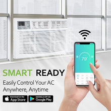 Load image into Gallery viewer, 10,000 BTU WiFi Window Air Conditioner, Smart Window AC Unit with Remote, Energy Saving, Easy Install Kit, Cools up to 450 Square Feet
