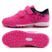 Load image into Gallery viewer, brooman Kids Comfortable Turf Soccer Shoes Athletic Football Shoes (10,Pink)
