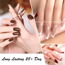 Load image into Gallery viewer, CANNI 30Pcs 9ML Hema-free Gel Nail Polish Set,Nude Brown Red Glitter Gold Gel Polish Kit Soak Off LED Nail Gel Polish Set Nail Art Starter Manicure Salon DIY at Home
