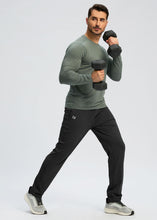 Load image into Gallery viewer, G Gradual Men's Sweatpants with Pockets Workout Joggers Pants(Black,L)
