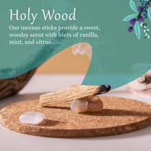 Load image into Gallery viewer, Palo Santo Sticks - Incense Sticks for Spiritual Cleansing, Stress Relief, Meditation Accessories, Home Fragrance - Sustainably Wild Harvested - Pack of 6 - Alternative Imagination
