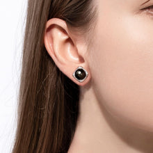 Load image into Gallery viewer, mihiarii Tahitian Black Pearl Earring and Necklace Set
