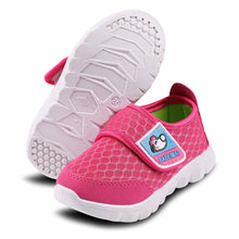 Load image into Gallery viewer, XIPAI Toddler Kid's Cute Casual Lightweight Walking Athletic Shoes Boys and Girls Mesh Strap Sneakers Pink

