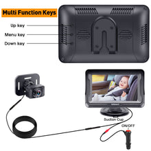 Load image into Gallery viewer, DoHonest Baby Car Camera HD 1080P - Rear-Facing Car Baby Monitor with Night Vision, Adjustable View Angle, Easy Setup, Anti-Glare Display, Safety for Kids &amp; Infants
