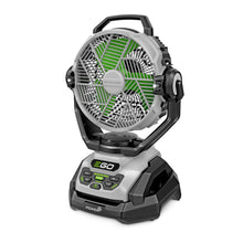 Load image into Gallery viewer, EGO Power+ FN1000 10-Inch 1700CFM 20MPH Oscillating Misting Fan with 6 Speed Modes, 3 Oscillation Modes, 3 Misting Modes, Battery and Charger Not Included, Black

