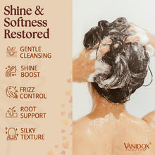 Load image into Gallery viewer, VANIDOX Batana Oil Shampoo and Conditioner Set – Biotin &amp; Niacinamide Infused – Sulfate-Free, Paraben-Free – Moisturizing &amp; Strengthening Hair Care for All Hair Types – 2 x 16 fl oz
