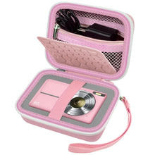 Load image into Gallery viewer, Carrying &amp; Protective Case for Digital Camera, AbergBest 21 Mega Pixels 2.7&quot; LCD Rechargeable HD/Kodak Pixpro/Canon PowerShot ELPH 180/190 / Sony DSCW800 / DSCW830 Cameras for Travel-Pink
