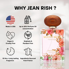 Load image into Gallery viewer, Jean Rish Woody Breeze Eau De Parfum - Perfume for Women (3.4 Fl Oz / 100ml) with Black Currant, Iris &amp; Praline Notes - Long Lasting and Luxury Fragrance
