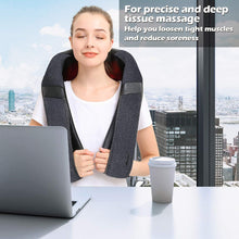 Load image into Gallery viewer, Mirakel Fathers Day Dad Gifts for Husband Men, Neck Massager for Pain Relief Deep Tissue, Electric Shiatsu Shoulder &amp; Back Massager with Heat, Mothers Day Gifts for Mom Wife Women Her (NOT Cordless)
