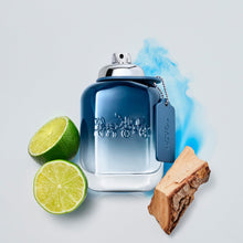 Load image into Gallery viewer, Coach Blue Eau de Toilette - Long Lasting Fragrance with notes of Lime Oil, Black Pepper &amp; Amber - Fougere &amp; Aquatic - 2.0 fl. oz.

