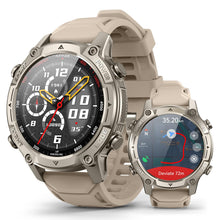 Load image into Gallery viewer, Men's Outdoor Smartwatch, Standalone GPS &amp; Offline Maps, 5ATM Waterproof, 1.43" AMOLED, 4GB Memory, 178 Sports Modes, Compass, Heart Rate/SpO2/Stress/Sleep Monitor, Compatible Android and iOS Khaki
