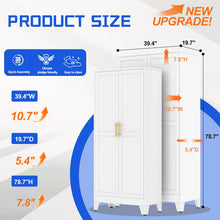 Load image into Gallery viewer, GAIOUS 79" Tall New update Kitchen Pantry Cabinet, Metal Storage Cabinet
