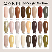 Load image into Gallery viewer, CANNI 30Pcs 9ML Hema-free Gel Nail Polish Set,Nude Brown Red Glitter Gold Gel Polish Kit Soak Off LED Nail Gel Polish Set Nail Art Starter Manicure Salon DIY at Home
