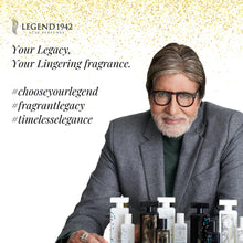 Load image into Gallery viewer, Legend 1942 Luxe Perfumes by Amitabh Bachchan | Heritage White Long Lasting Perfume For Men &amp; Women | Cologne - Woody Fragrance | Birthday Anniversary Husband Wife Gifts | Everyday Essentials | 100Ml
