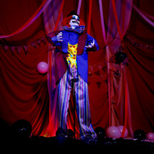 Load image into Gallery viewer, Haunted Hill Farm 5.9-Ft. Clown Halloween Animatronic
