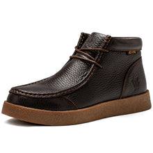 Load image into Gallery viewer, WELTFORGE Men's Moc Toe Chukka Boots Leather Casual Desert Boot
