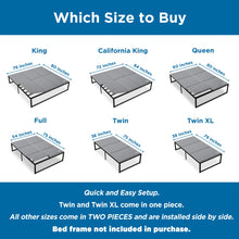 Load image into Gallery viewer, Meliusly Heavy Duty Bunkie Board King Size (76x80) - Non-Slip Breathable Bed Support Board for Slatted Bed Frame, Anti-Sag Under Bed Support, Noise Minimizing Moisture Resistant Bed Board
