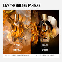 Load image into Gallery viewer, Rabanne Million Gold For Her Parfum - Sensual Floral Woody Perfume for Women with Jasmine, Ylang Ylang &amp; Sandalwood - Fragrance Spray, 3 oz
