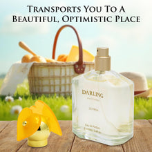 Load image into Gallery viewer, Darling for Women Eau De Parfum- Floral &amp; Woody Fragrance - Top Notes of Gardenia, Violet Petals &amp; Jasmine - Powdery Soft Dry Down of White Woods, Vanilla &amp; Musk as Base - Elegant 100ml Bottle

