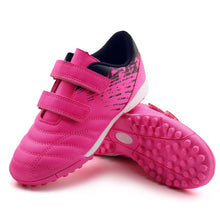 Load image into Gallery viewer, brooman Kids Comfortable Turf Soccer Shoes Athletic Football Shoes (10,Pink)

