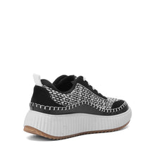 Load image into Gallery viewer, DREAM PAIRS Women Chunky Arch Comfortable Casual Platform Fashion Sneakers.,Size 7.5,Black/White,SDFN2379W
