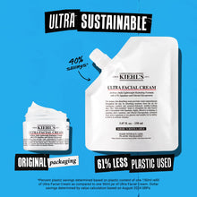 Load image into Gallery viewer, Kiehl's Ultra Facial Cream, with 4.5% Squalane to Strengthen Skin's Moisture Barrier, Skin Feels Softer and Smoother, Long-Lasting Hydration, Easy and Fast-Absorbing, Suitable for All Skin Types
