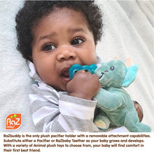 Load image into Gallery viewer, RaZbaby RaZbuddy JollyPop Pacifier Holder w/Removable Baby Pacifier - 0m+ - BPA Free - (Sloth)
