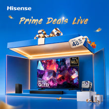 Load image into Gallery viewer, Hisense 85" E7 Cinema Series Hi-QLED Mini-LED 4K UHD Smart Fire TV (85E7SF, 2026 NEW) - Native 144Hz, AI Picture, Dolby Vision IQ · Atmos, FALD, HDR10+ Adaptive, MEMC, Alexa+
