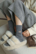Load image into Gallery viewer, 5-Pair Women's Winter Warm Socks, Cartoon Bear Pattern, Multi-Color Casual Footwear Set, Cozy Accessory for Daily Wear &amp; Cold Days
