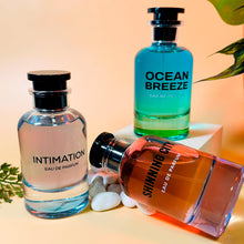 Load image into Gallery viewer, Generic Set of 3 - Ocean Breeze, Shinning City and Intimation by Emper Perfumes - 3.4fl oz / 100ml each (Pack of 3) Eau de Parfum for Women and Men - Fresh Fragrance Bundle
