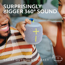 Load image into Gallery viewer, Ultimate Ears WONDERBOOM 4 Portable Waterproof Bluetooth Speaker with Big Bass and 360-Degree Sound, Dustproof Floating Speaker with 131ft (40m) Range - Black
