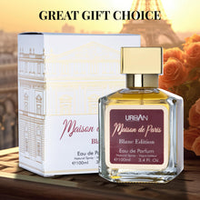 Load image into Gallery viewer, Maison De Paris Blanc Edition Eau De Parfum for Women and Men - Unisex Everyday Fragrance Featuring a Blend of Oriental &amp; Floral Notes - Warm, Spicy &amp; Aromatic Composition - Elegant 100ml Bottle
