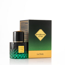 Load image into Gallery viewer, Khadlaj La Fede Intoxicate Mystique – Fresh, Woody, Balsamic, Vanilla – Extrait de Parfum Spray Long-Lasting Fragrance for Men, 3.4 Ounce / 100ml
