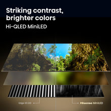 Load image into Gallery viewer, Hisense 85" E7 Cinema Series Hi-QLED Mini-LED 4K UHD Smart Fire TV (85E7SF, 2026 NEW) - Native 144Hz, AI Picture, Dolby Vision IQ · Atmos, FALD, HDR10+ Adaptive, MEMC, Alexa+
