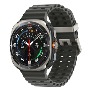 Samsung Galaxy Watch Ultra 47mm LTE AI Smartwatch w/Energy Score, Wellness Tips, Heart Rate Tracking, Sleep Monitor, Fitness Tracker, GPS, 2024,Titanium Silver [US Version, 1Yr Manufacturer Warranty]