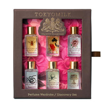Load image into Gallery viewer, TOKYOMILK Eau de Parfum Discovery Set, 6 Fragrances in 0.23 fl. oz. Bottles – Perfume for Women, Mini Perfume Set, Perfume Sampler Set, Women’s Perfume Gift Set, Sample Size Perfumes
