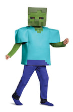 Load image into Gallery viewer, Disguise Zombie Deluxe Child Costume, Green, Large (10-12)
