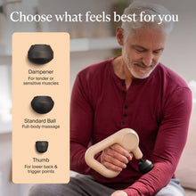 Load image into Gallery viewer, TheraGun Relief by Therabody - Easy-to-Use, Comfortable &amp; Light Handheld Percussion Massage Gun for Everyday Pain Relief Massage Therapy in Neck, Back, Leg, Shoulder and Body (Sand)
