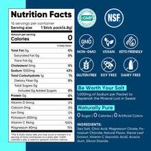 Load image into Gallery viewer, Venture Pal High Sodium Sugar-Free Electrolyte Powder Packets - Hydration Packets with Sodium, Potassium &amp; Magnesium | Zero Calories | Keto, Vegan, and Paleo Friendly | 16 Sticks
