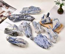 Load image into Gallery viewer, JIC Gem Natural Raw Blue Kyanite Rough Mineral Healing Crystal Irregular Home Decoration Gemstone Specimen 1pc 2.42-2.86 lb
