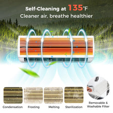 Load image into Gallery viewer, COSTWAY 12000BTU Mini Split Air Conditioner&amp; Heater, 20 SEER2 115V Wall-Mounted Ductless AC Unit Cools Rooms up to 750 Sq. Ft, Energy Efficient Inverter AC with Heat Pump (Blast Series)

